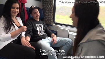 Négyes kúrás a nyílvános gőzösön Thumb