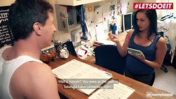 Letámadta és dugott egy jót a recepciós csávóval a csábos magyar leányzó Thumb